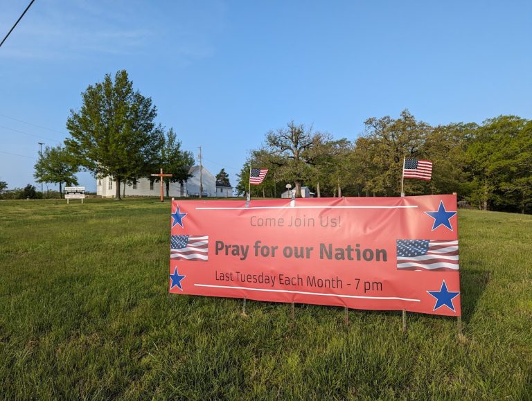 Pray_for_our_Nation_Sign_at_church