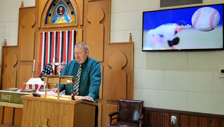 Pastor Preaching